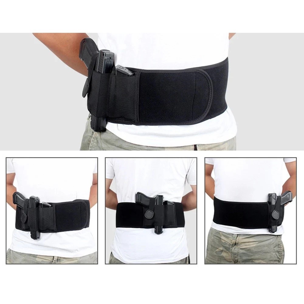 Tático Coldre Anatomico Antialergico Abdominal Elástico Universal  E Unisex