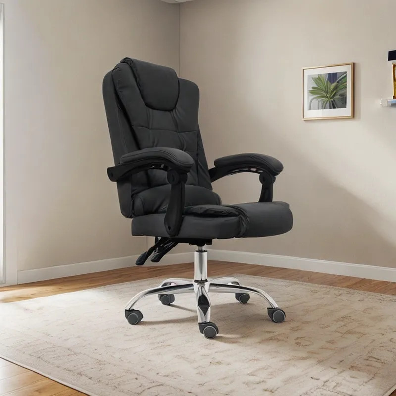 Cadeira de Escritório PRIZI Presidente Executiva Office Giratória Base Cromada Tela Mesh Ergonômica