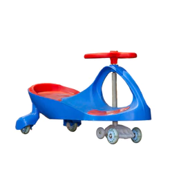 Carrinho Rolimã Infantil Zippy Toys Car TW20M1 Azul Gira 360 Roda Led Gel Rolamento Abec 7 Até 100 kg
