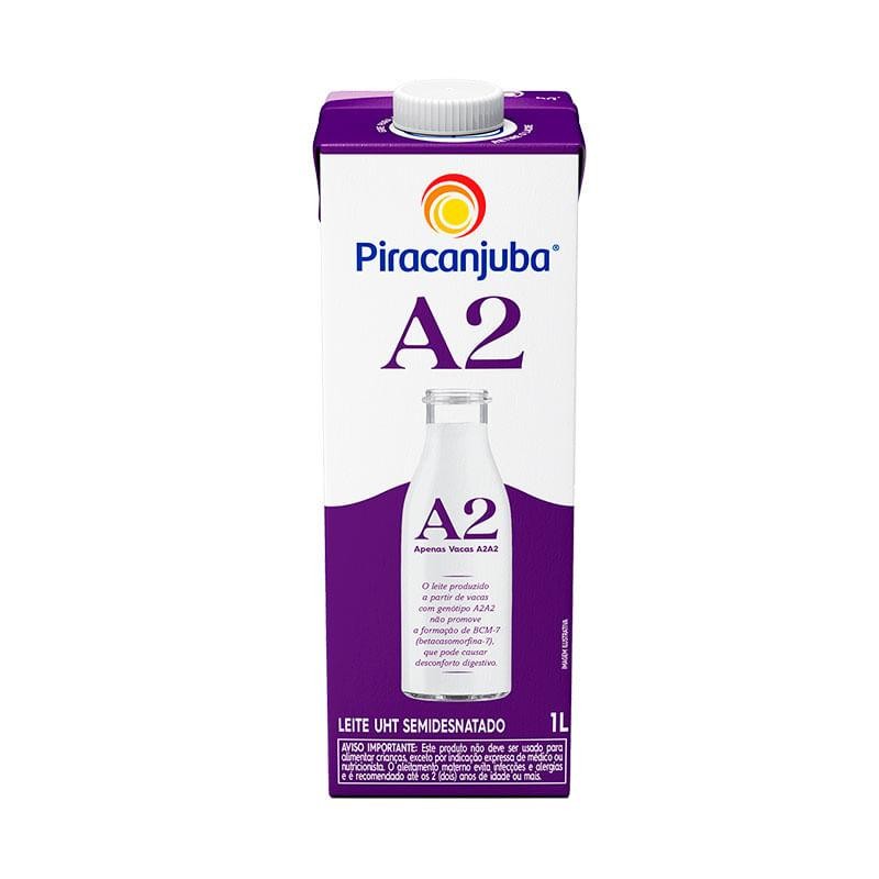 Leite Semidesnatado Piracanjuba A2 1 Litro em Oferta na Shopee