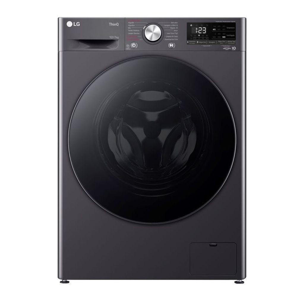 Lava e Seca Smart LG VC4 12kg Titanium  AIDD CV5012MC4A 220V em Oferta na Shopee