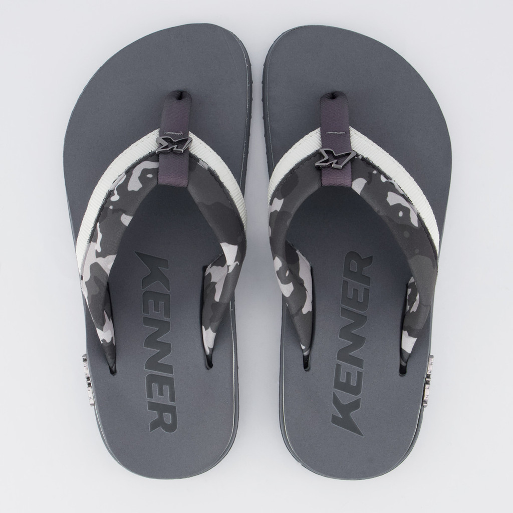 Chinelo Kenner Kivah Colors Cinza em Oferta na Shopee