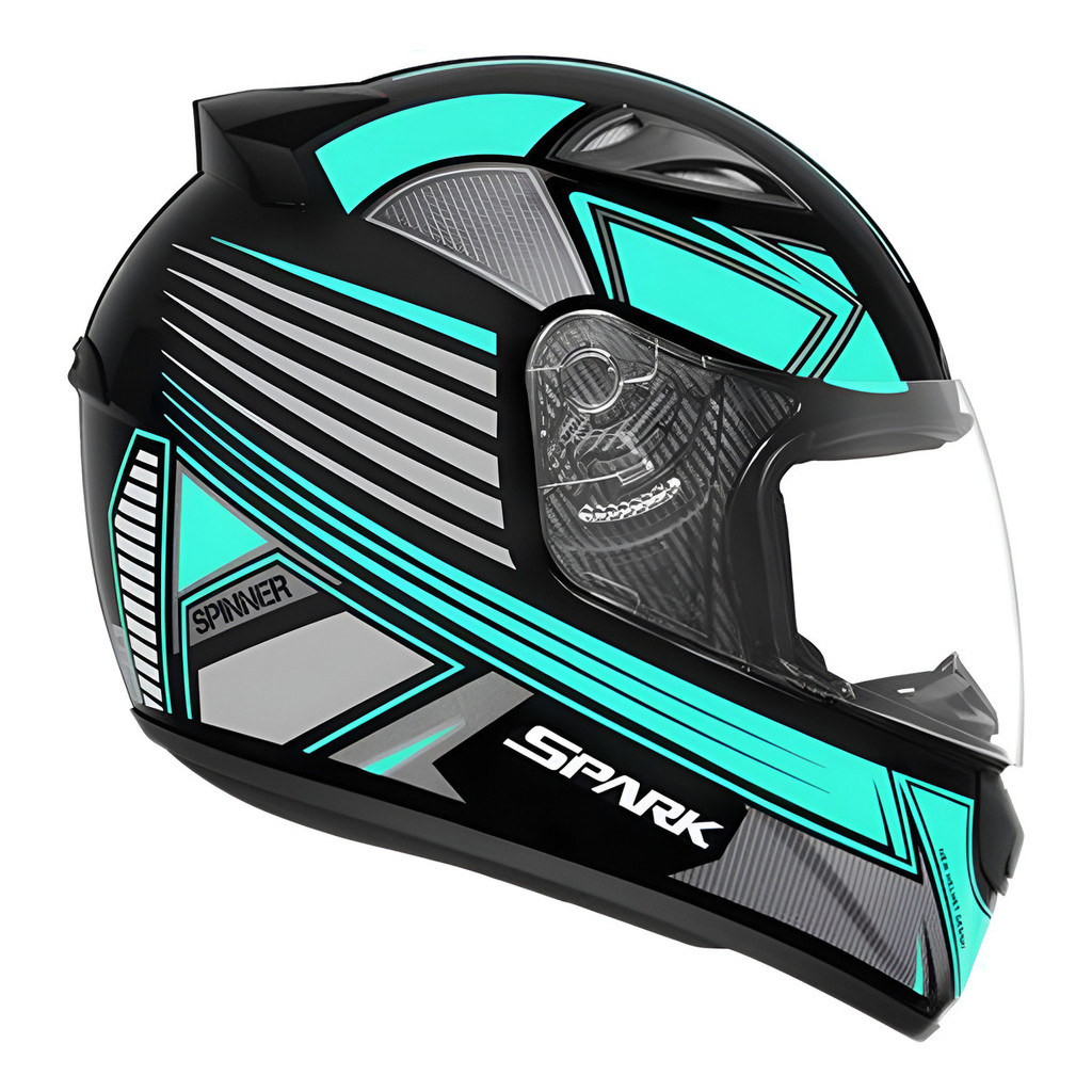 Capacete Moto Feminino Ebf New Spark Esportivo C/ Narigueira