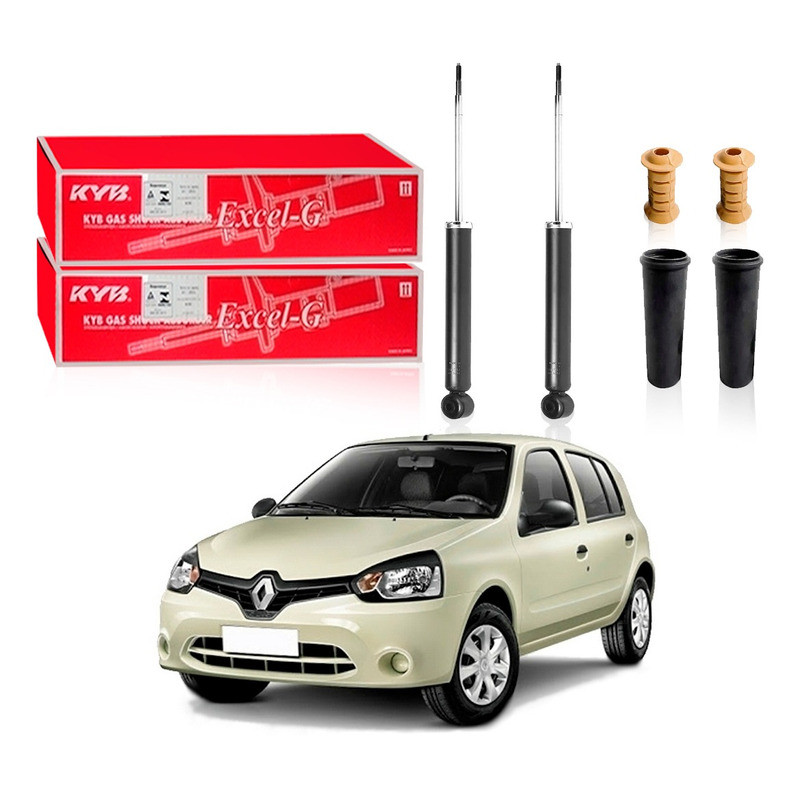 Kit Amortecedor Traseiro, Clio 1.0 2013 A 2016 em Oferta na Shopee