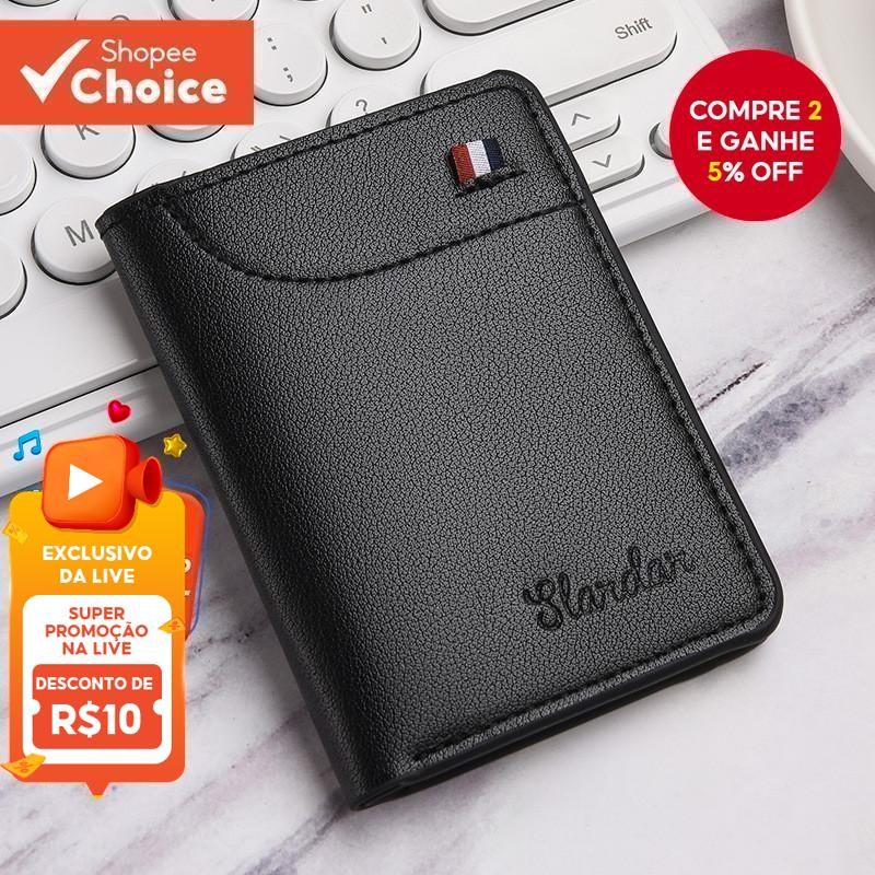 mini Carteira Ultrafina , Estilo Curto Masculino vertical Jovem , Personalizada , Coreano