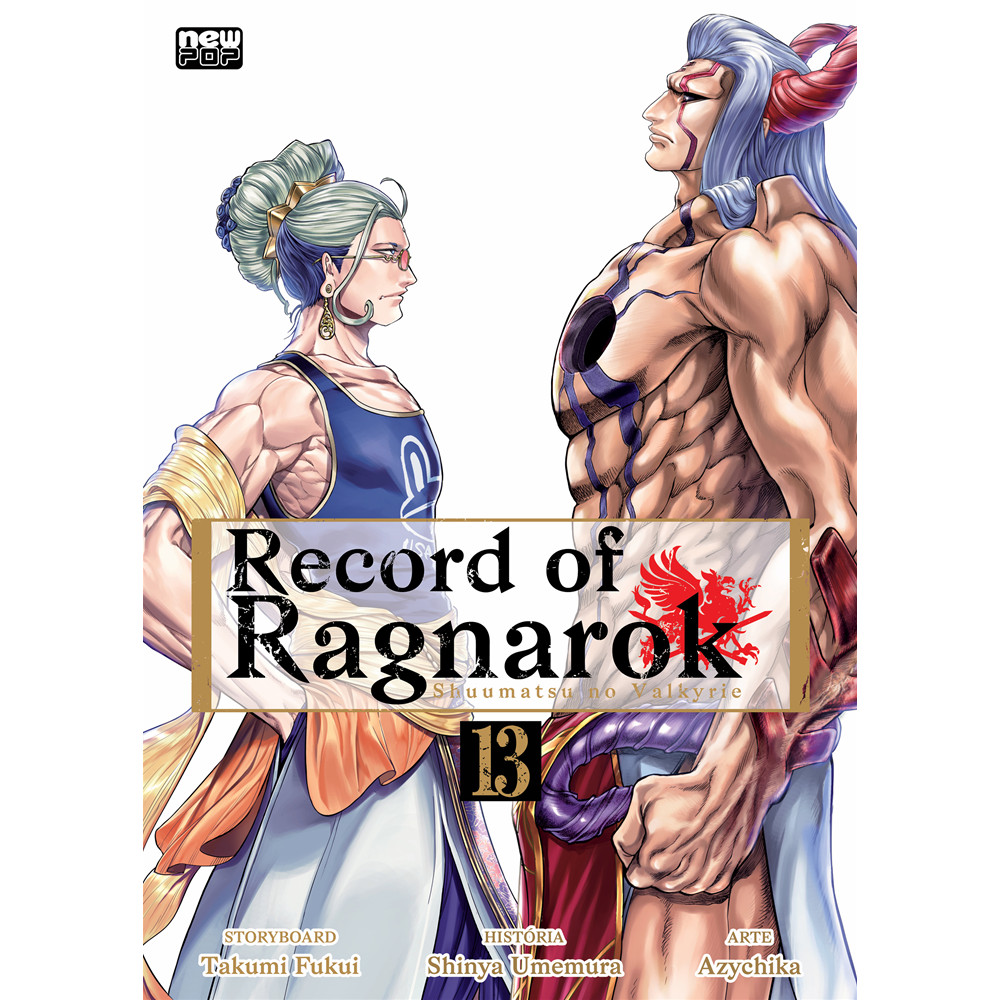 Capa do livro Mangá - Record of Ragnarok: Volume 13 (Shuumatsu no Valkyrie) - Editora New Pop