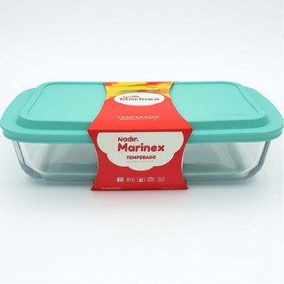 Assadeira Lasanheira Marinex com Tampa Azul 3,7 Litros - Nadir R6537 em Oferta na Shopee