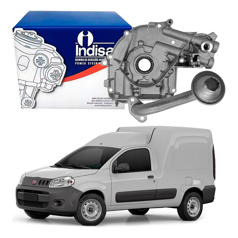 Bomba Oleo Motor Indisa Fiat Fiorino 1.4 Evo 2013 A 2021 em Oferta na Shopee