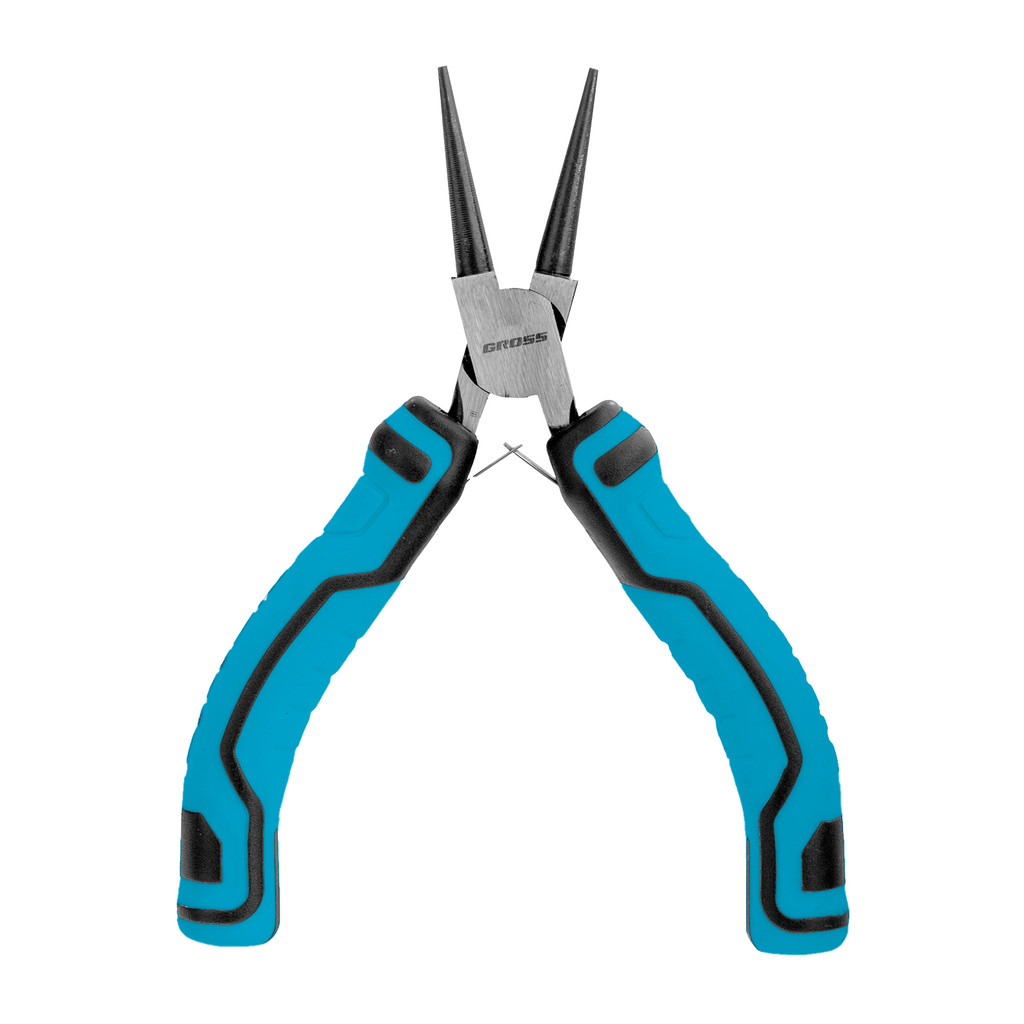 MINI ALICATE REDONDO, REFORCADO, FOSFATIZADO, 5POL., 127MM, 1PC // GROSS