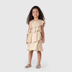 Vestido Regata Shine Infantil Feminino Lilica Ripilica