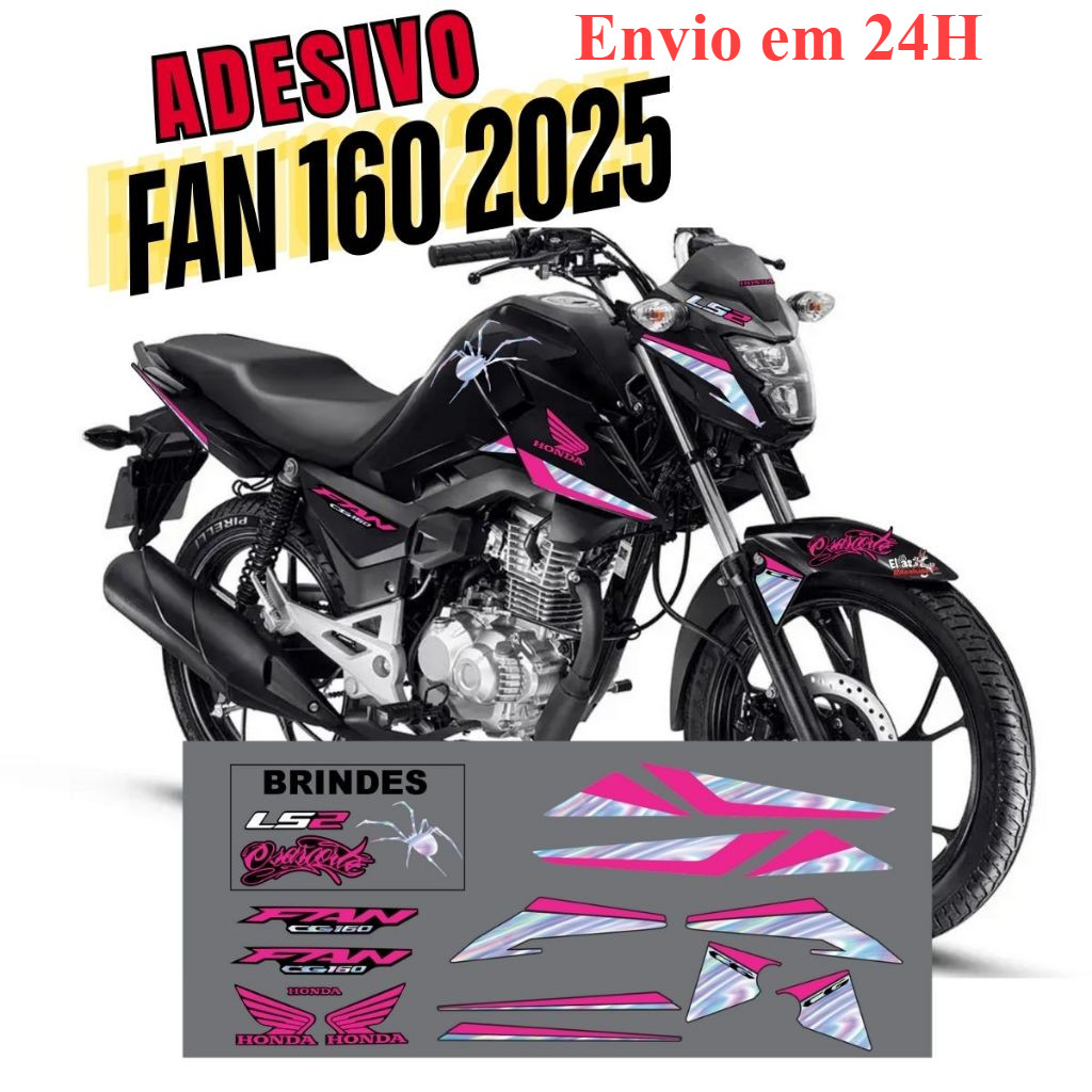 ADESIVO FAN 2025 HOLOGRÁFICO E DIVERSAS CORES