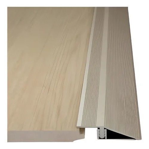 Perfil Aluminio Redutor Alto Para Piso Barra 1 Metro + Base em Oferta na Shopee