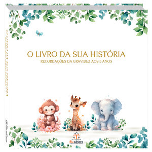 Livro de recordações: o livro da sua história - da gravidez aos 5 anos Livros Delrey