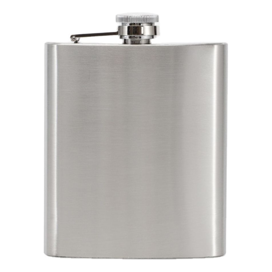 Cantil Garrafa de Bolso Porta Bebida Aço Inox Cachaça Pitu Whisky Portátil
