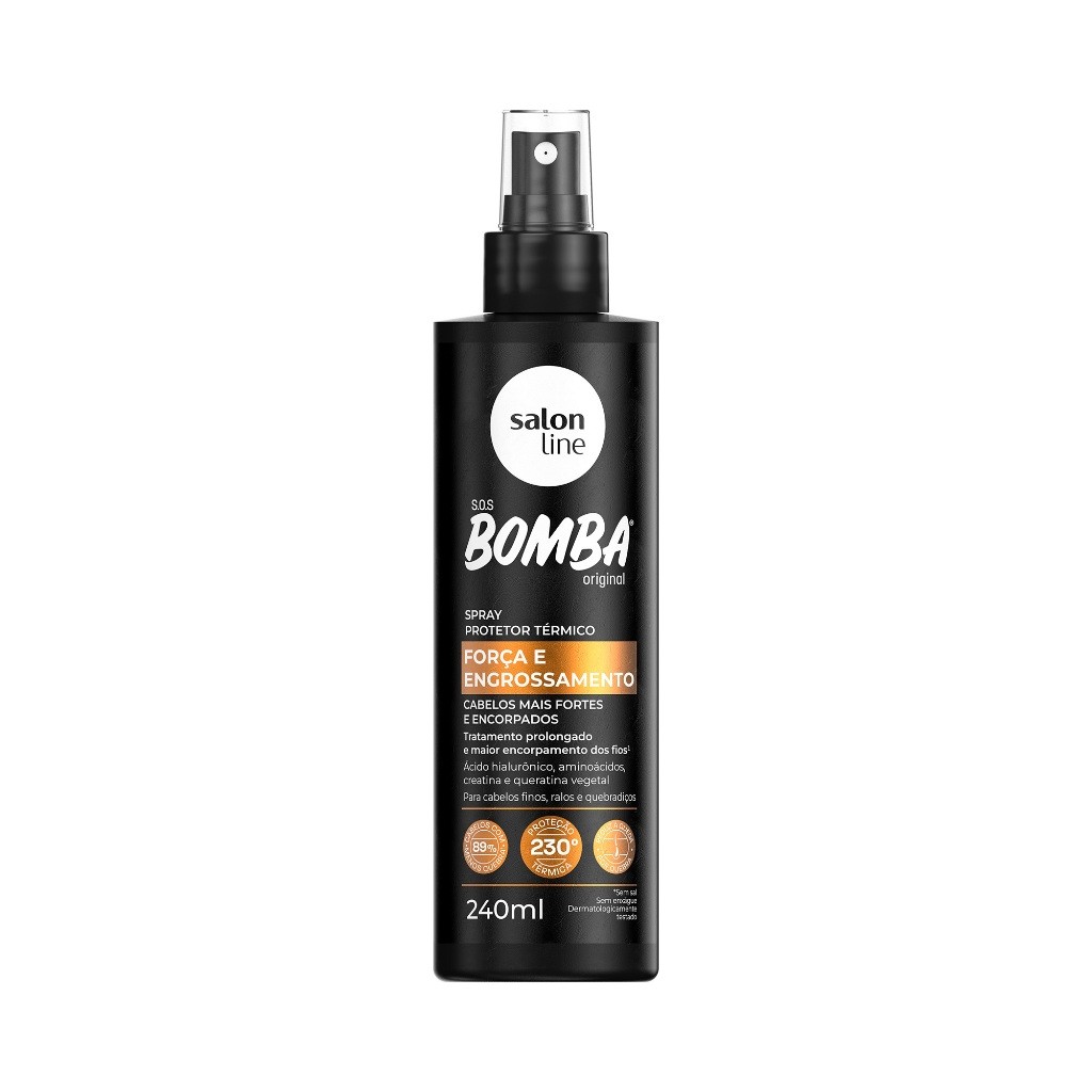 Spray SOS Bomba Força e Engrossamento 240ml em Oferta na Shopee