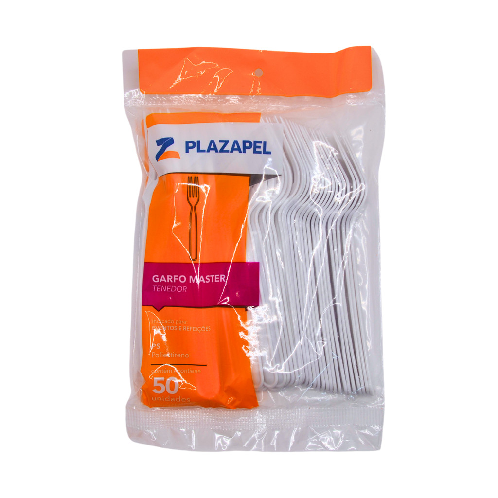 Garfo Master Pct. C/50 Unidades Reforçado Resistente em Oferta na Shopee