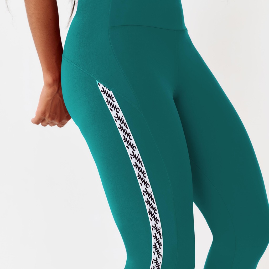 Detalhes do Legging Resistance Verde Dynasty Green Poliamida