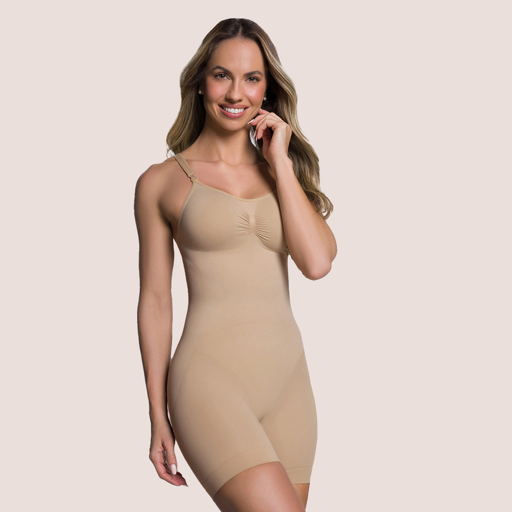 Body Redutor Compressao Cinta S/ Costura  Selene Alta em Oferta na Shopee