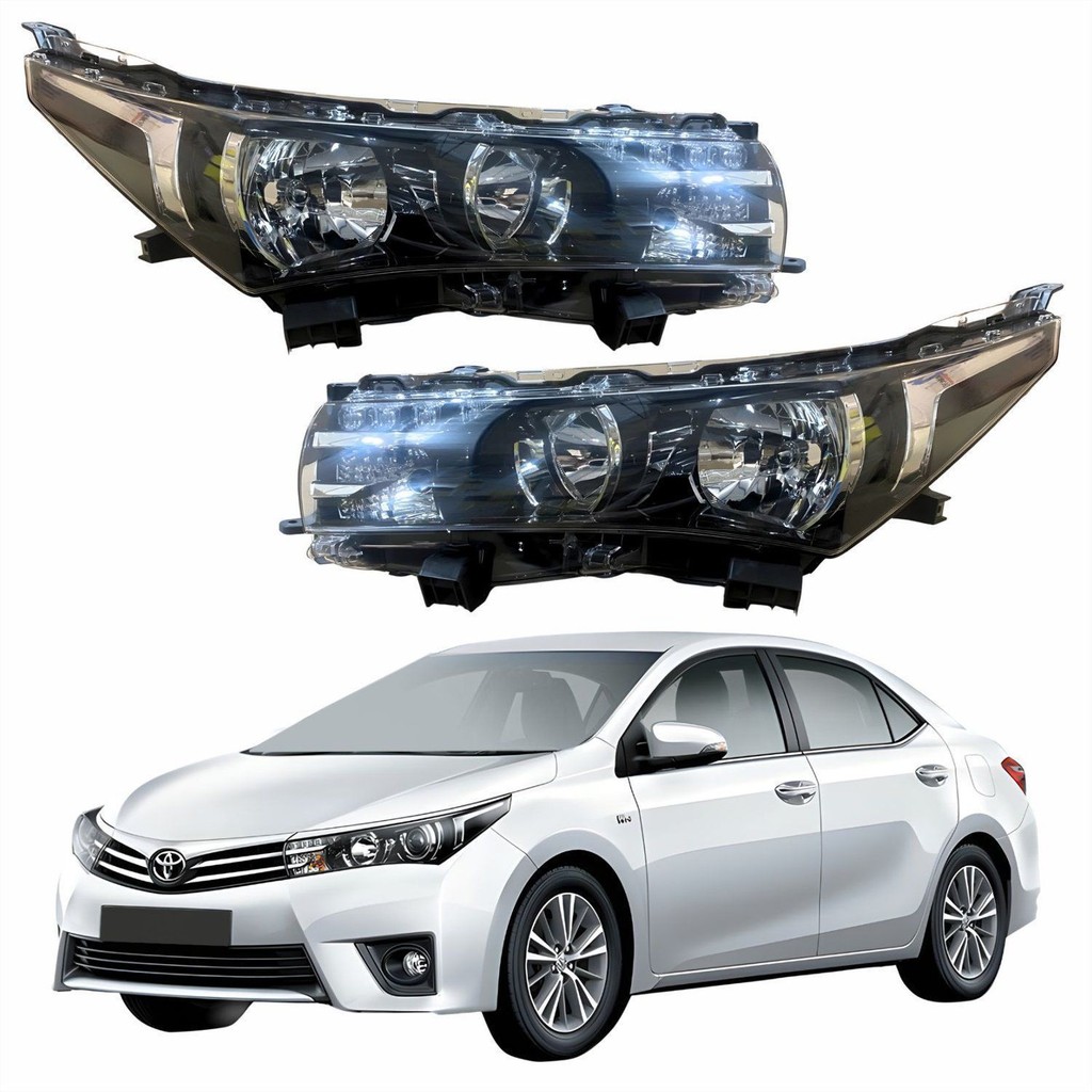 Par Farol Principal Toyota Corolla 2015 2016 2017 Com Led