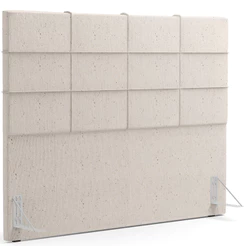 Cabeceira Cama Box Queen 160 cm Roma W01 Linho Cru - Lyam