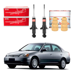 Kit Amortecedor Traseiro Civic 1.7 2002 A 2003