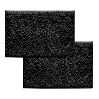 Kit Tapete De Banheiro Bolinha Microfibra Antiderrapante Macarrão Lavável 2, 4 ou 6 unidades em Oferta na Shopee