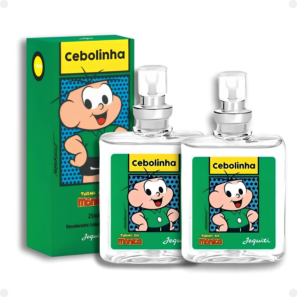 Kit 2 Perfumes Colônia Cebolinha Turma Da Mônica Jequiti 25ml em Oferta na Shopee