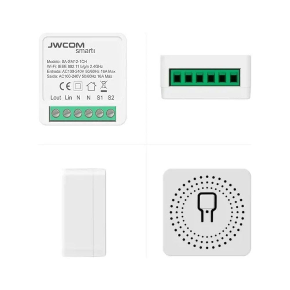 Rele Inteligente Interruptor Jwcom Tuya Smart tipo Sonoff