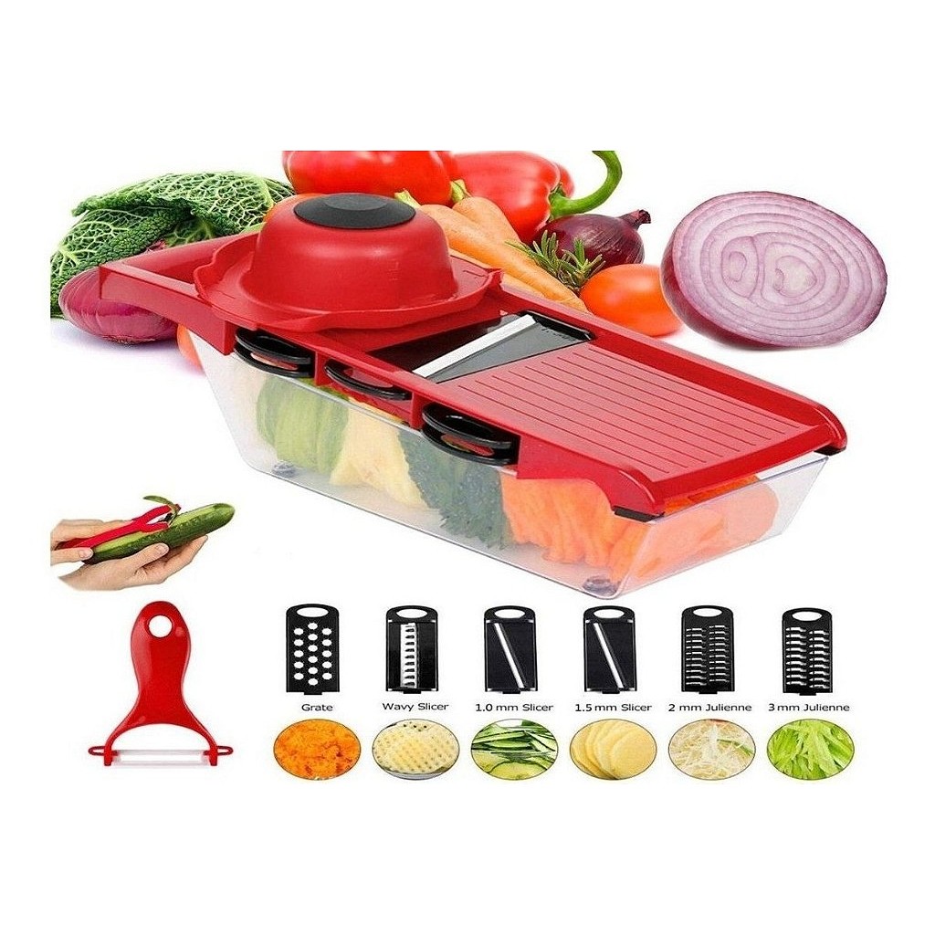 Mandoline Fatiador De Legumes Ralador Em Aço Inoxidável