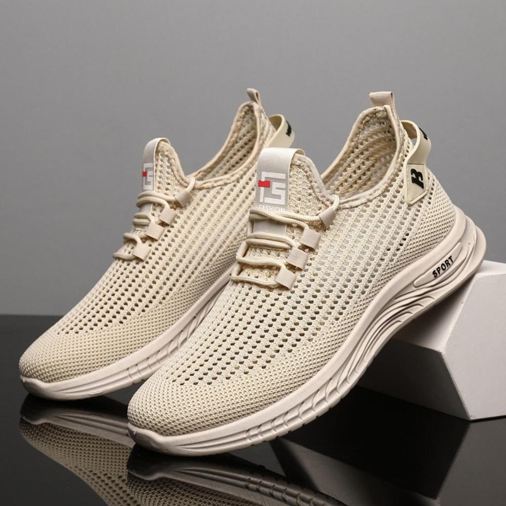 Sapatos masculinos 2026 novo estilo sapatos casuais masculinos malha respirável Anti-deslizamento sapatos masculinos ver