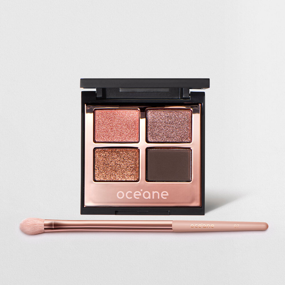 Kit Paleta de Sombras Galaxy Océane Edition + Pincel para Sombra Ocn7 (2 Produtos)