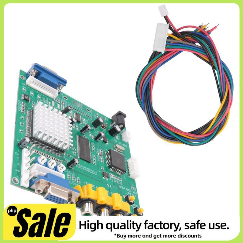 GBS8200 CGA/YUV/RGB Para Saída VGA Jamma Game HD Conversor De Vídeo Monitor De Placa LCD GBS-8200