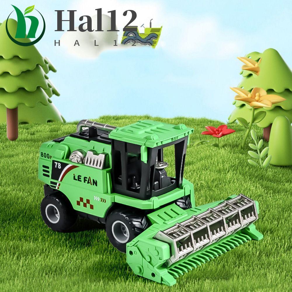 Brinquedo De Colheitadeira De Fazenda De Simulação HALB , Guindaste De Caminhão Basculante , Carrinho De Agricultor Infa