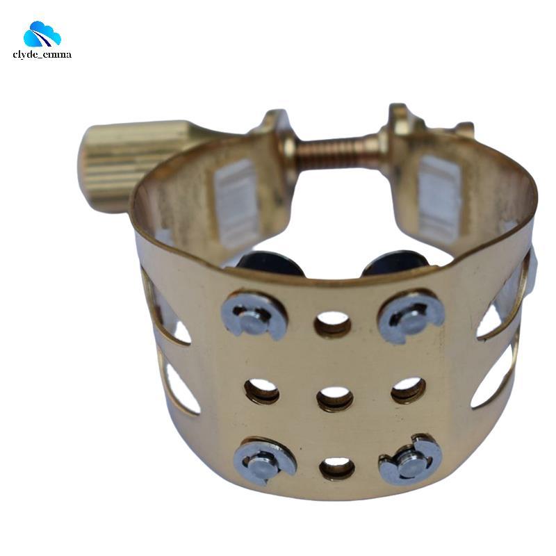 Para Acessórios De Instrumento Sax Alto Saxofone Bocal Braçadeira Duro Ajuste