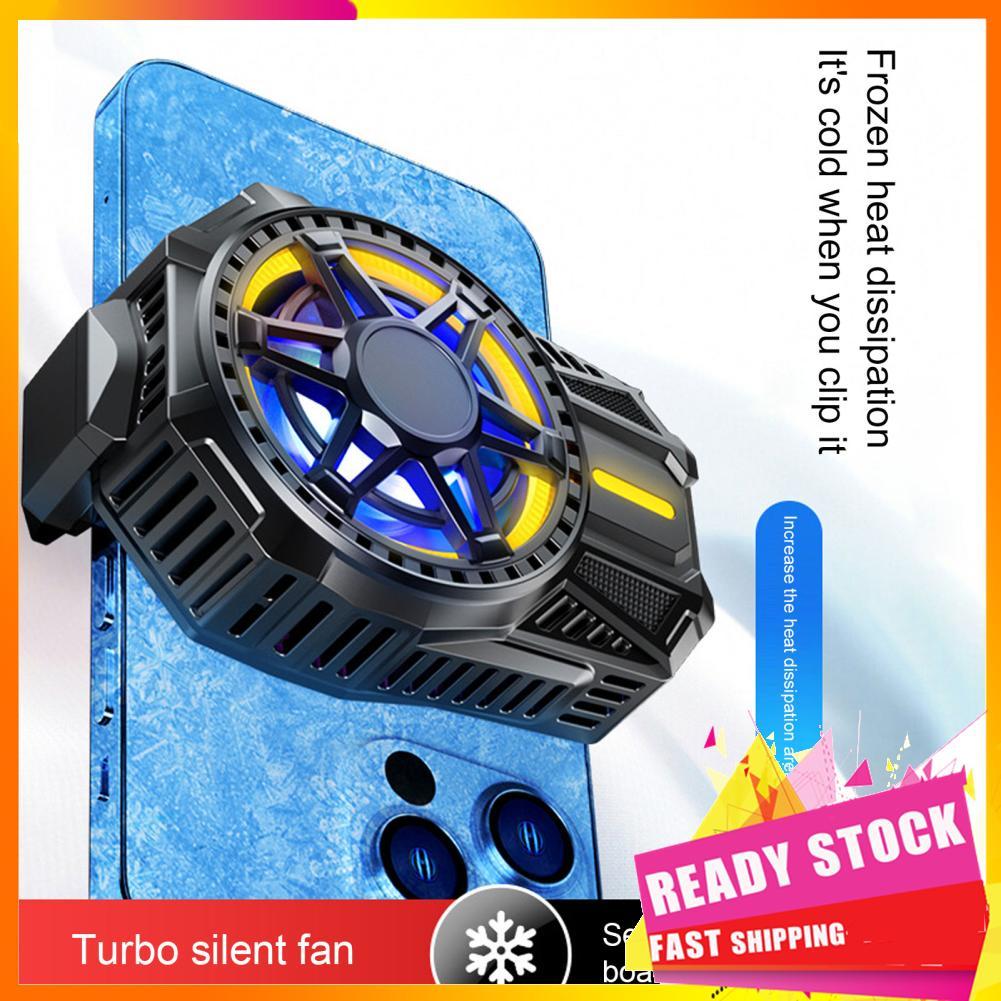 Hbhbhbhbb SL01 Cooler para celular 125g, radiador de celular com ventilador de chip semicondutor para jogos, streaming