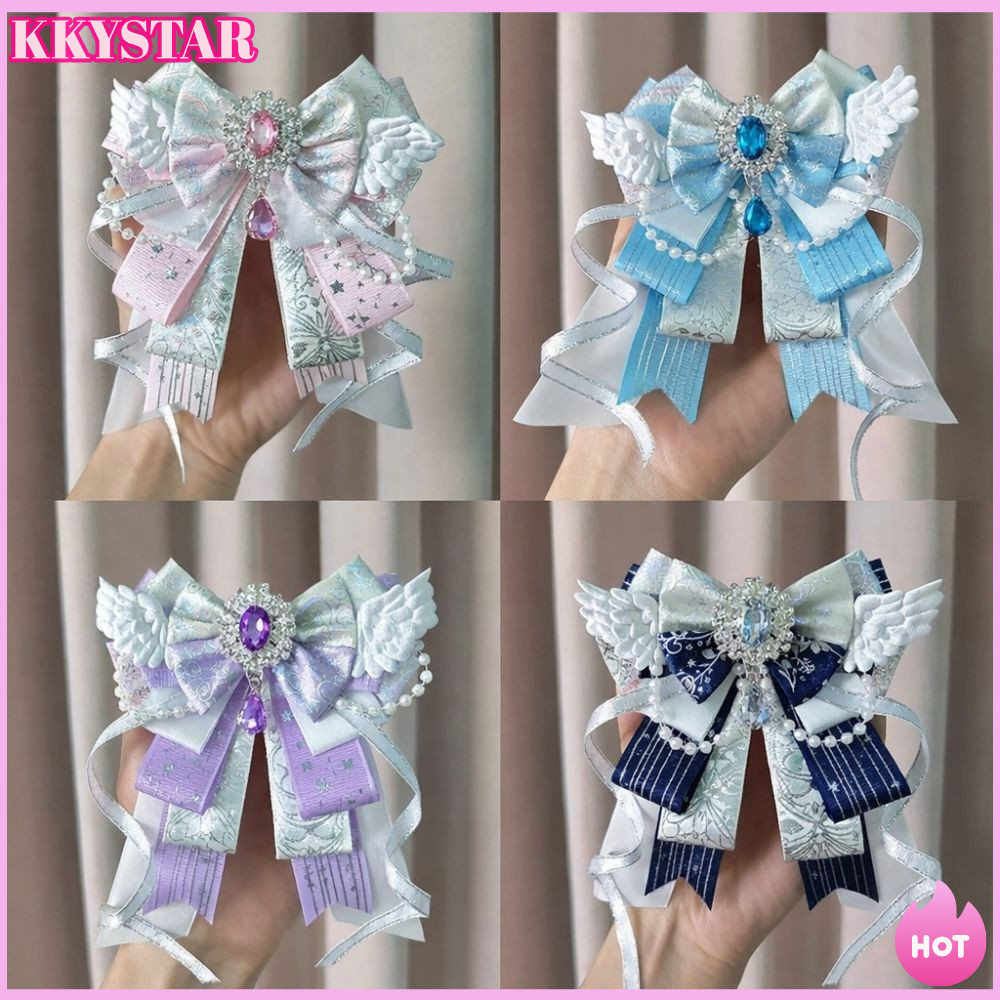 Itabag Bow Acessórios , Crystal Long Streamers Decoração , Nó Bowknot Anime Colecionável