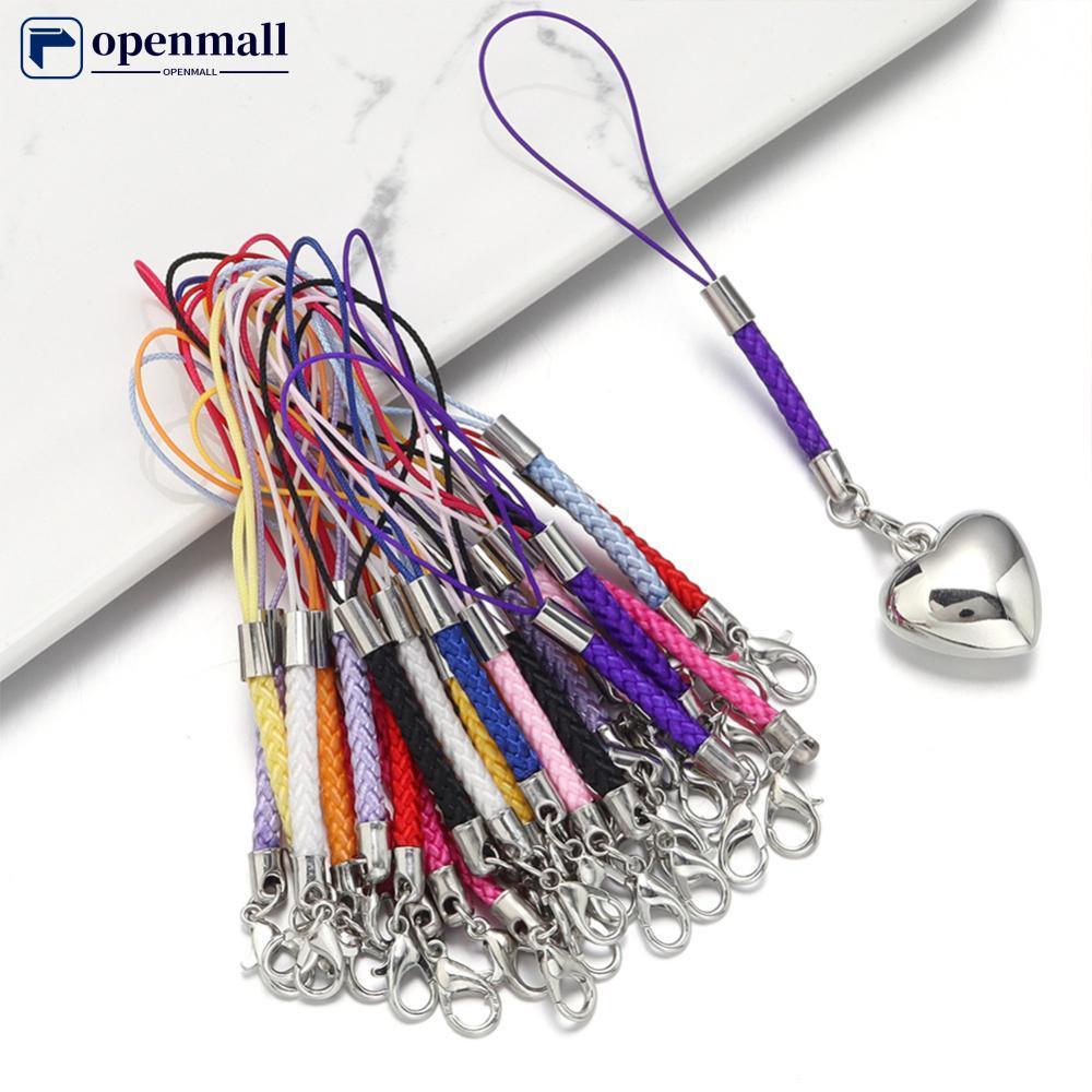 Nobleflying OMALL Cordão Trançado De Nylon Com 10 Peças , Fecho Lagosta Para Chaveiro , Corrente De Telefone , Faça Você