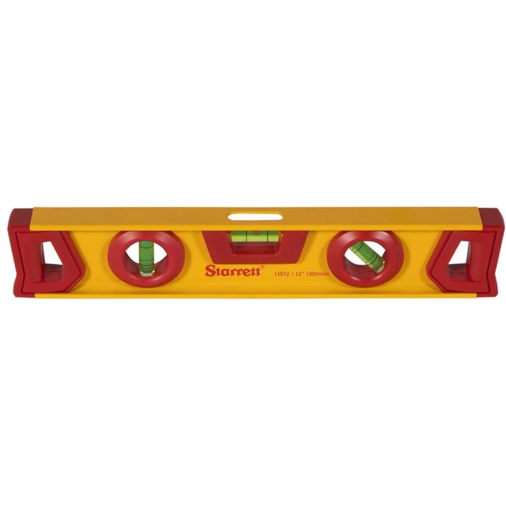 Nível em alumínio 12" 300 mm com 3 bolhas - AL12 - Starrett