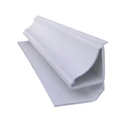 Meia Cana Revestimento PVC 3,8CMX3M Branco/Gelo Bariri Branco Gelo