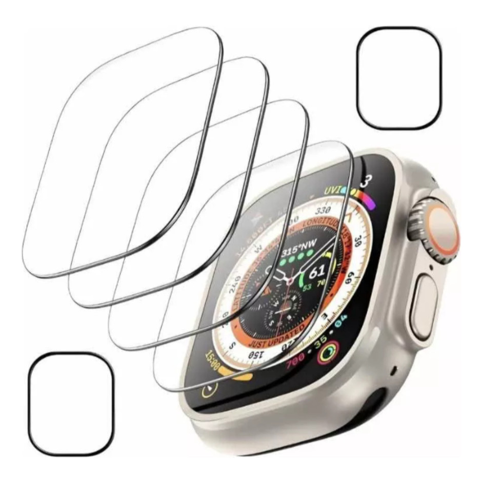 Películas De Hidrogel Premium HD Smartwatch Watch Importados S8 Ultra 49mm GS8 Ultra Level Lvw50