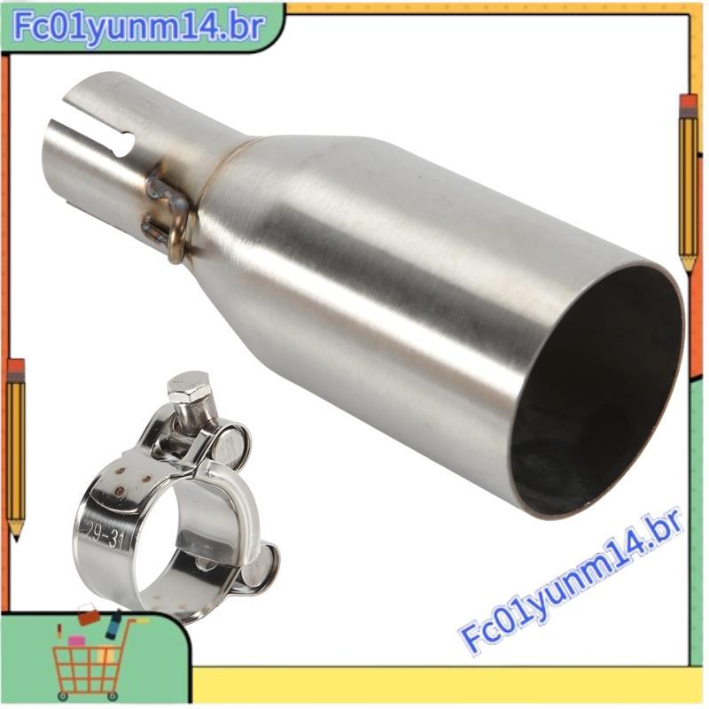 Modificação Da Motocicleta Tubo De Escape Seção Intermediária 28mm Adaptador 51mm Não Destrutivo Instalar