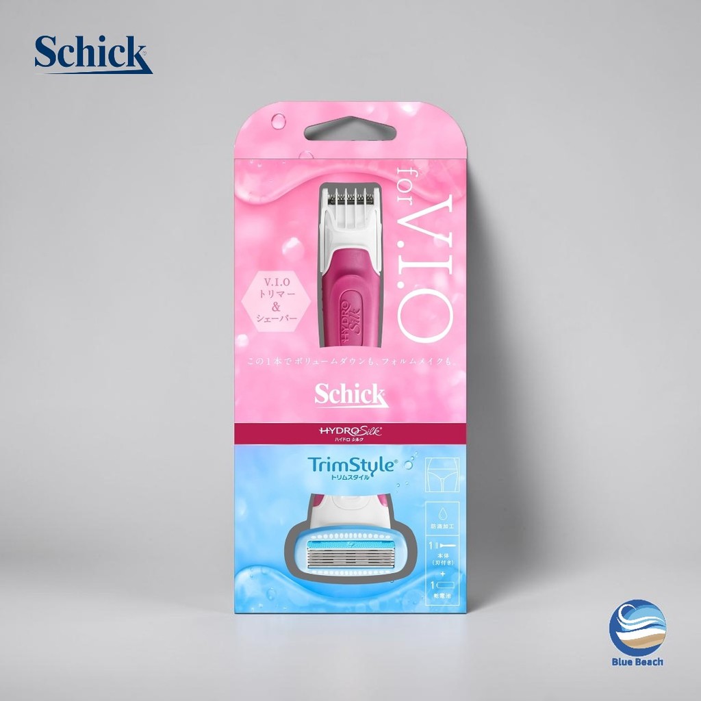 Schick Hydro Silk TrimStyle 2 em 1/5 Laminas/Aparador Bikini/4 Comprimentos/HYSV-11/Original
