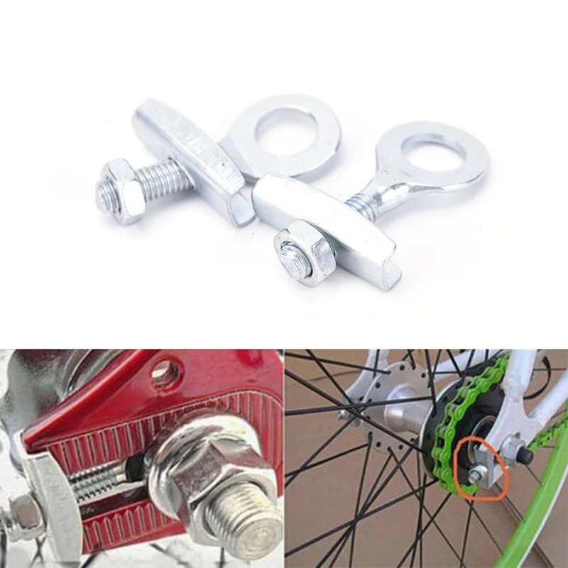 Speed Drive Chain Puller BMX Bicycle Fixed Gear Bicycle Bicycle Chain Adjust Bolt Bike Chain Adjuster Bike Chain Tension