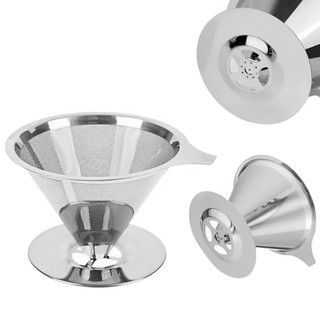 Coador Filtro De Café Inox 600 Grades De Filtro Reutilizável Grande Sem Uso De Papel