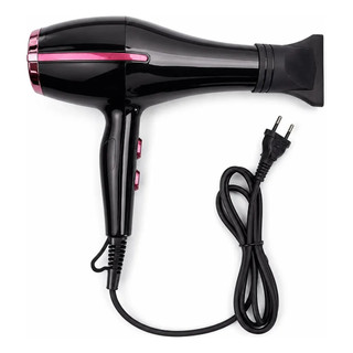 Secador De Cabelo 1200w 110v 220v C/ Controle De Temperatura