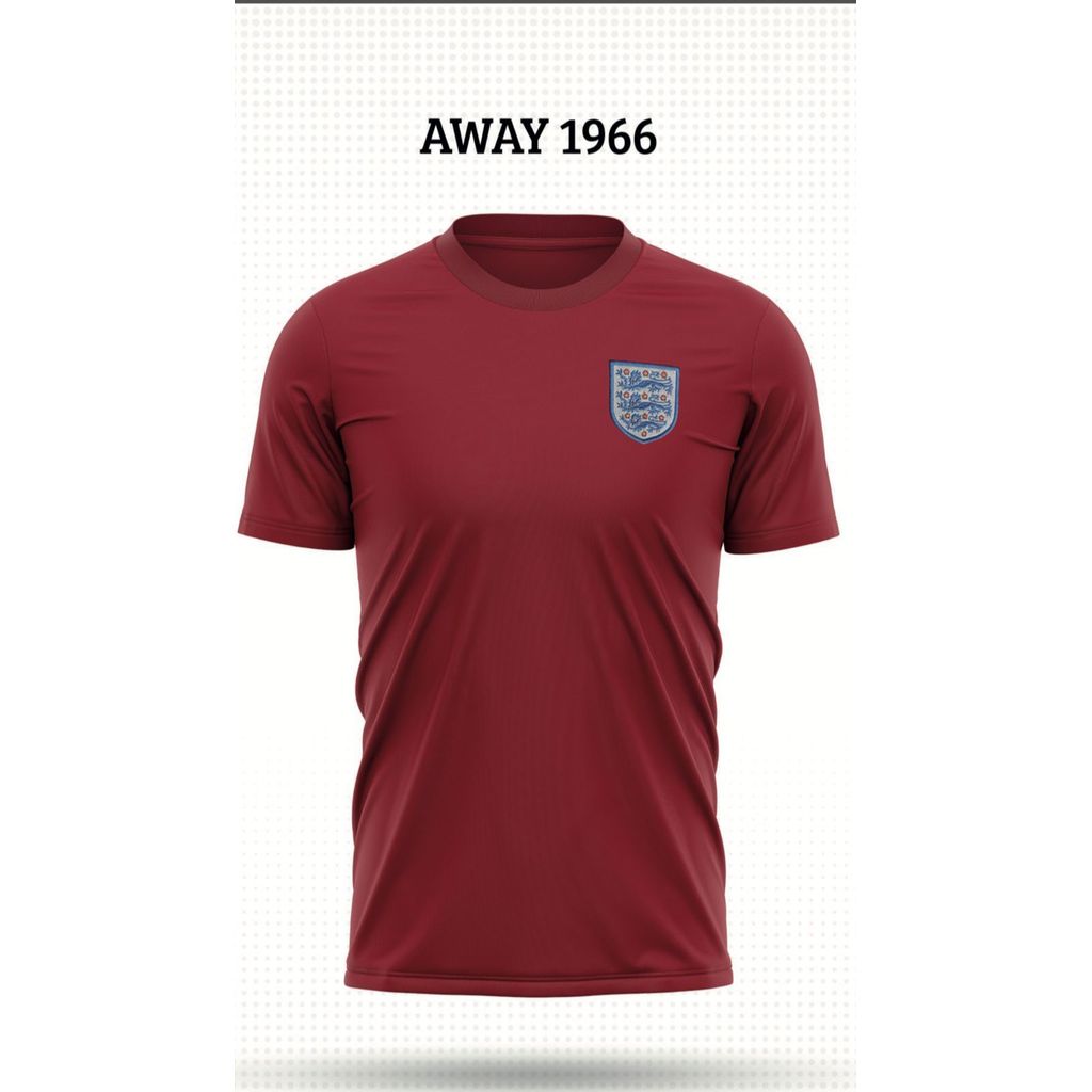 Camisa Inglaterra 1966 AWAY Retro Time Seleção Mundial Licenciada Futebol
