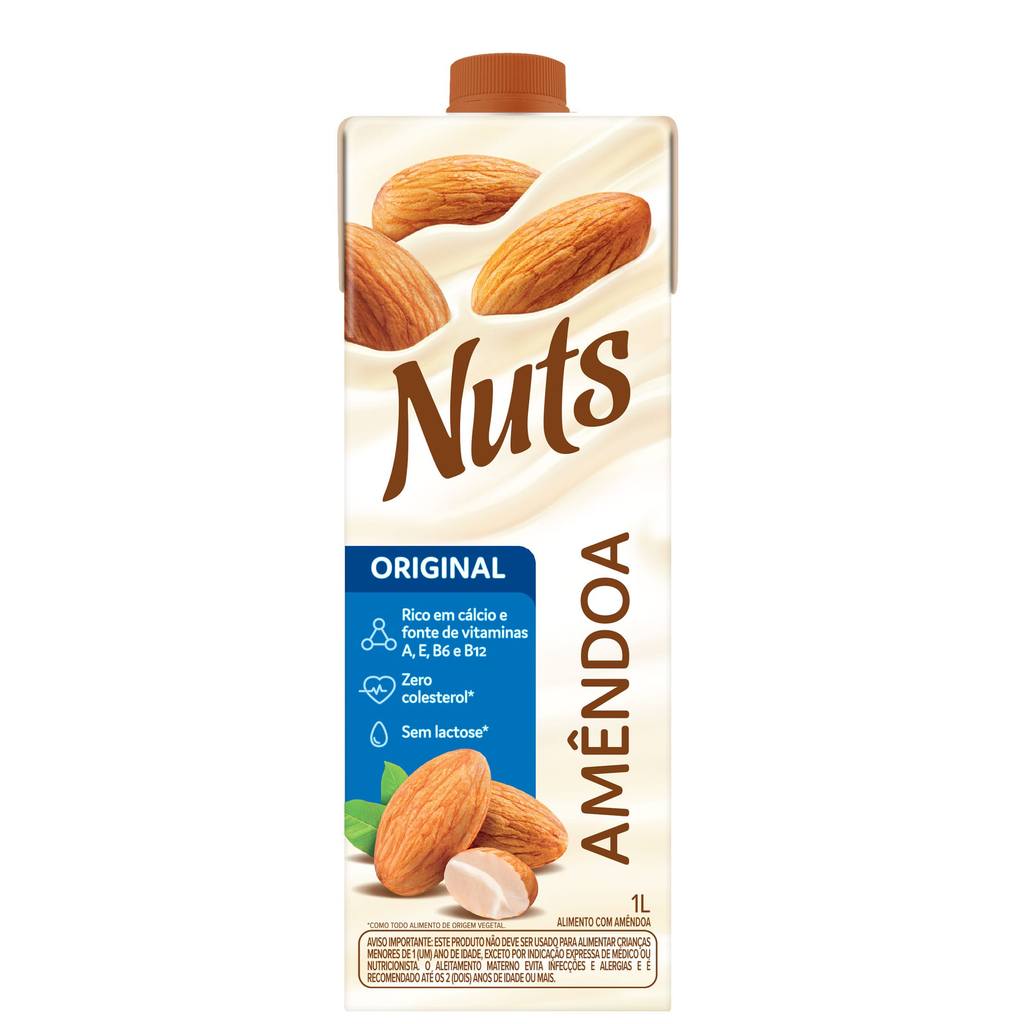 Leite de Amêndoa Nuts Original 1L