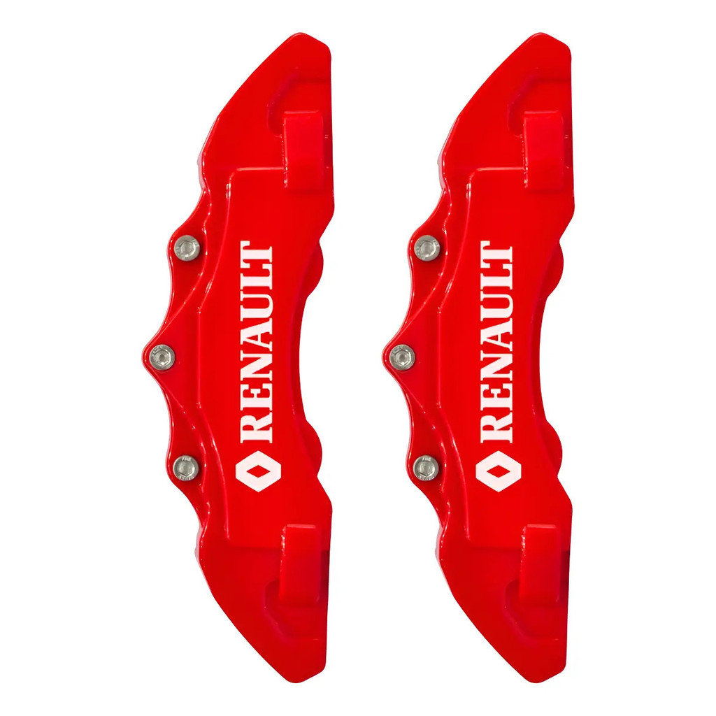 Par de Capa Pinça Freio 21cm Renault Aro 14 15 16 17 + Cola