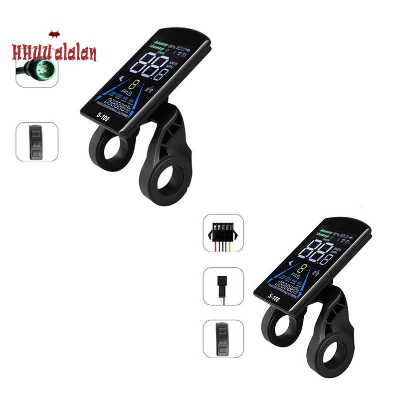 [Alta Qualidade H] Display De Bicicleta Elétrica S-100 Controle De Tela LCD 24V-72V Medidor De Velocidade Velocímetro De