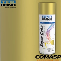 Tinta Spray Uso Geral Dourado Metalico TekBond 350 ML250G
